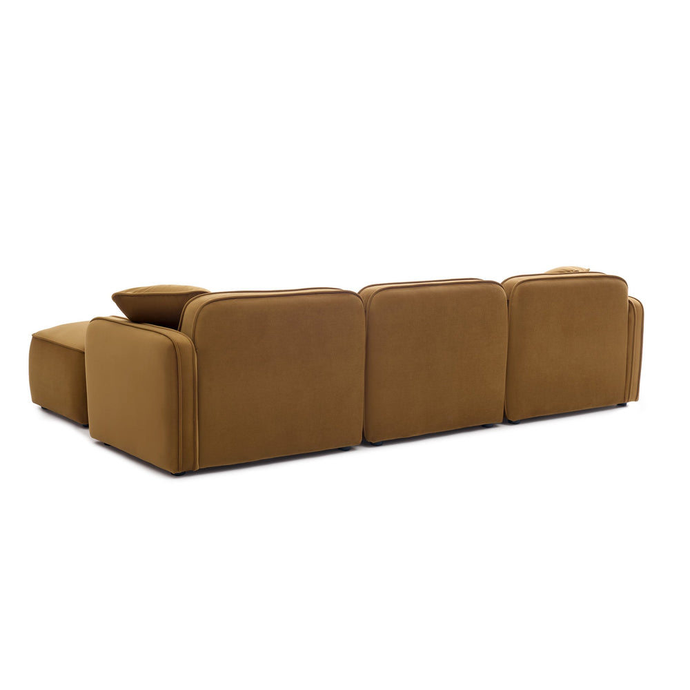 Travie 4-Piece Modular Sectional - Honey