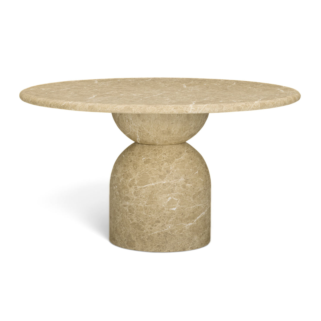 Cynthia 54" Concrete Indoor/Outdoor Dining Table