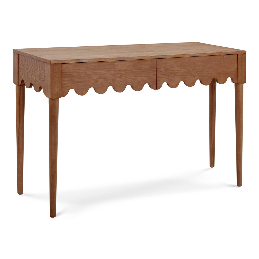 Oodle 48" Walnut 2-Drawer Desk