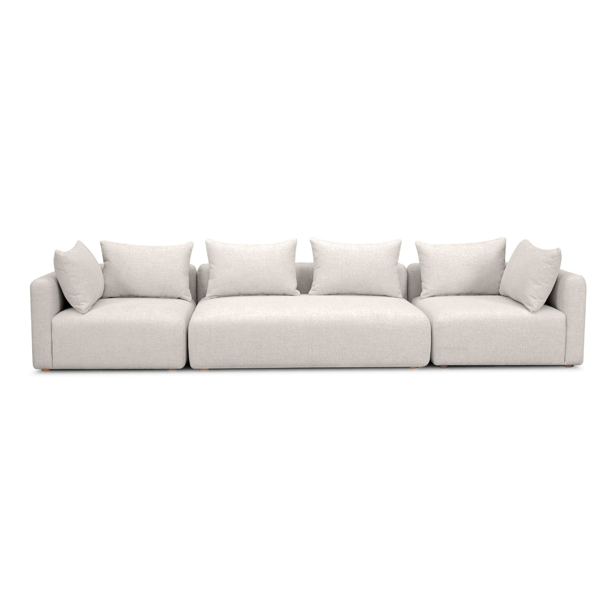 Hangover Modular Sofa (112"-145") - Ivory / 145"