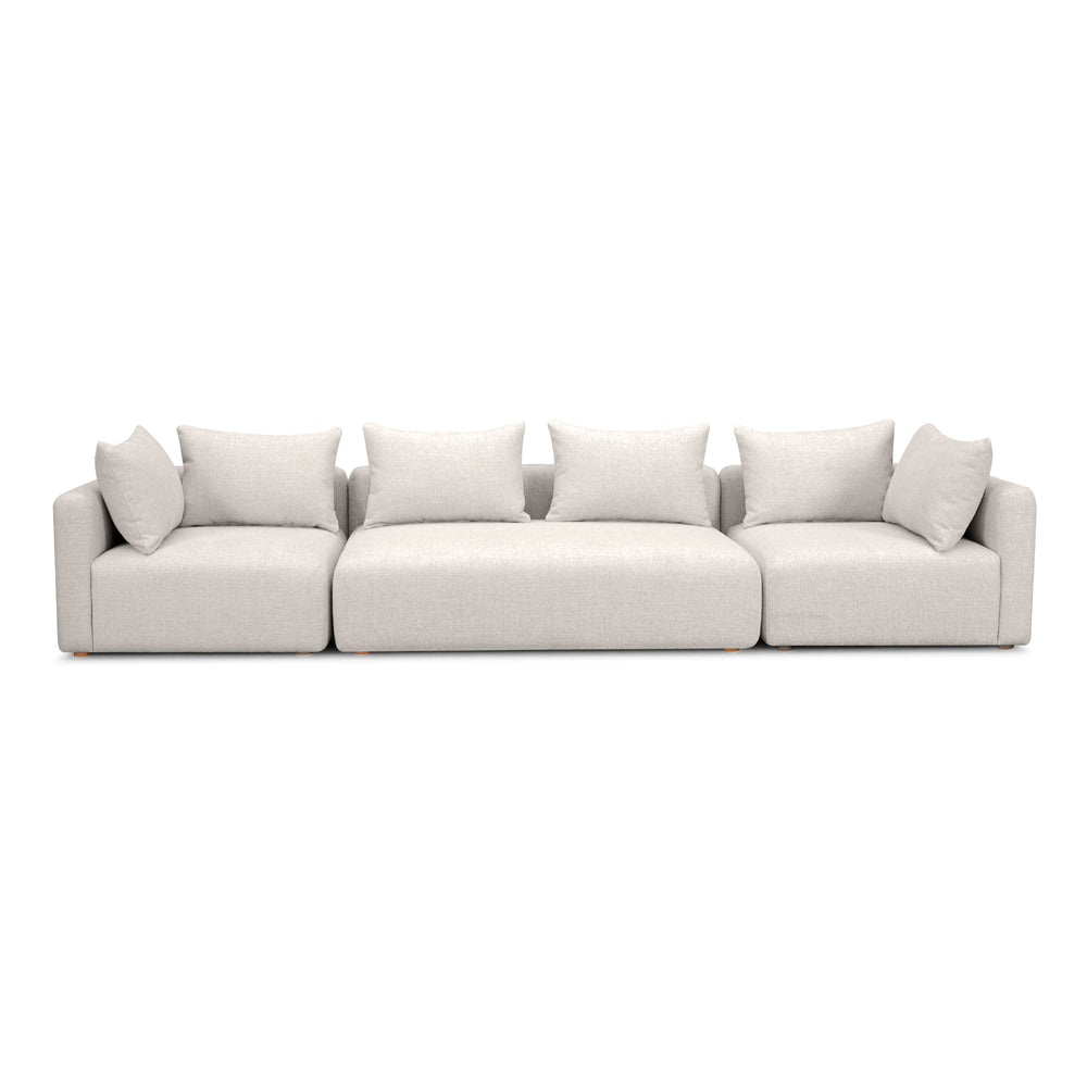 Hangover Modular Sofa (112"-145") - Ivory / 145"