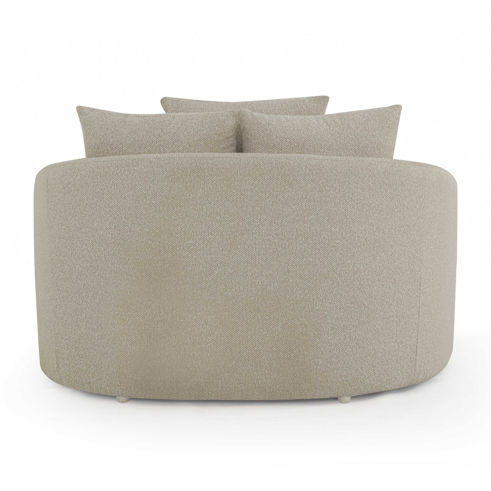 Hanim 54" Warm Grey Performance Boucle Daybed