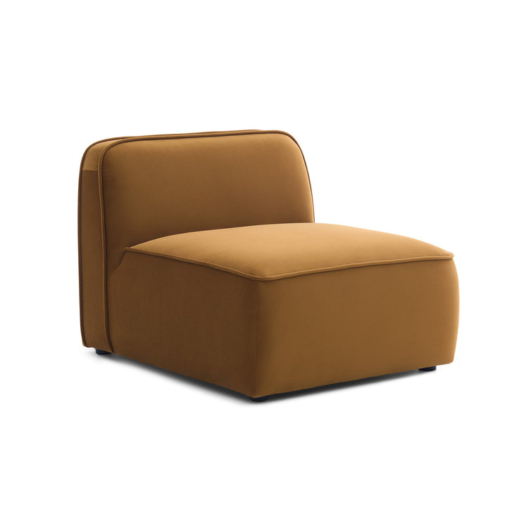 Travie Modular Armless Chair - Honey