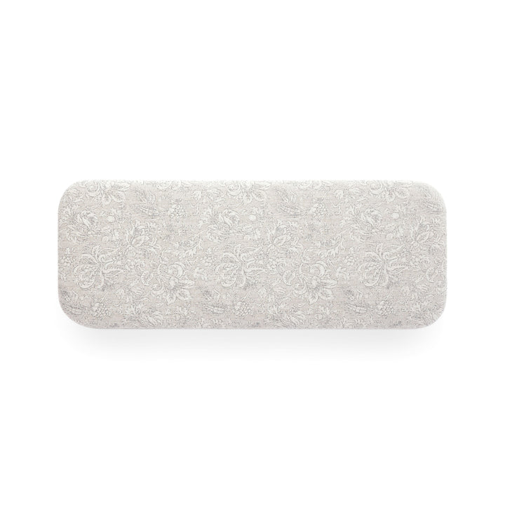 Ollie Upholstered Bench (48"-57") - Neutral Floral / 57"
