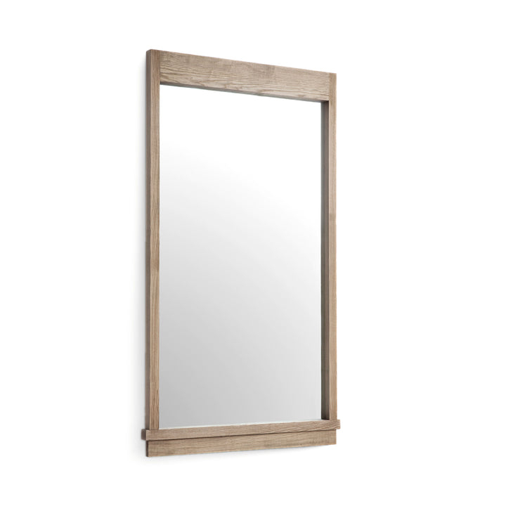 Aimee 44"X77" Solid Brushed Ash Floor Mirror