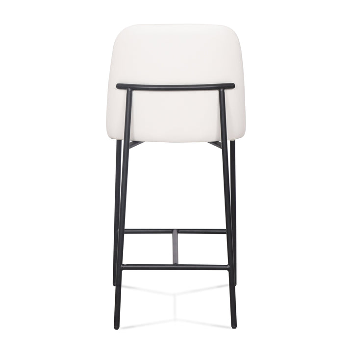 Sydney Cream Performance Vegan Leather Counter Stool - Set of 2