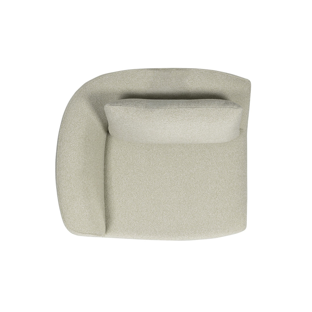 Noor XL 47" Modular Corner Chair - Wheat / RAF