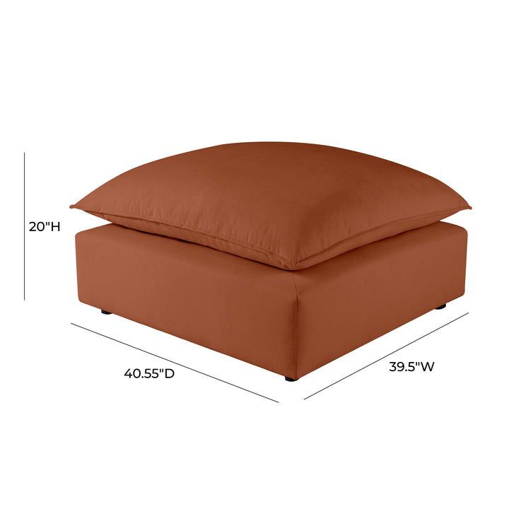 Cali Performance Fabric Ottoman