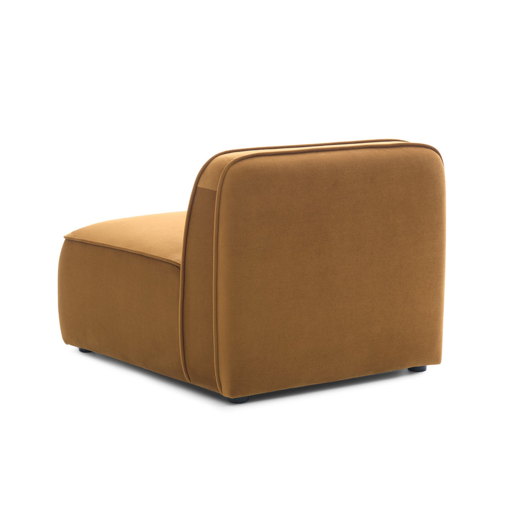 Travie Modular Armless Chair - Honey