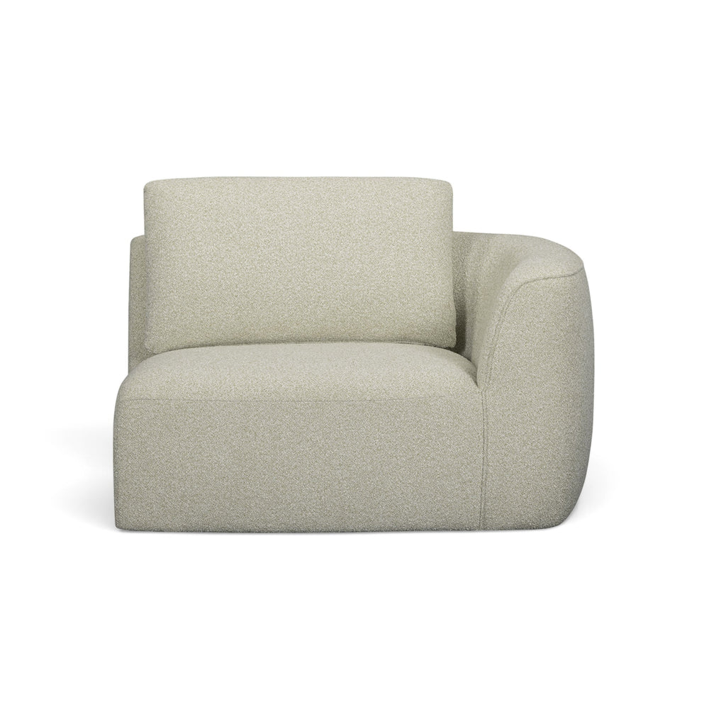 Noor XL 47" Modular Corner Chair - Wheat / RAF