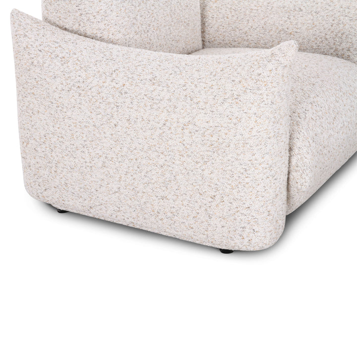 Saint Tropez Nubby Fabric Armchair in Sand