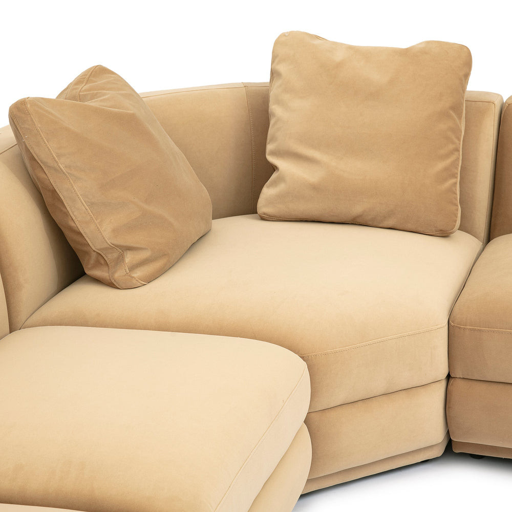 Perry 8-Piece Modular Large U-Sectional - Tan