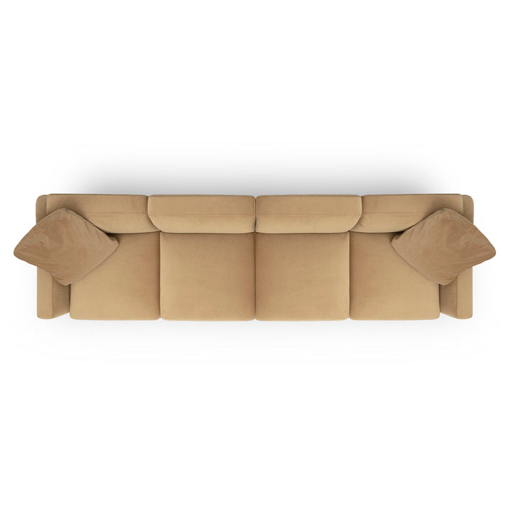 Perry Modular Sofa (96"-124") - Tan / 124"