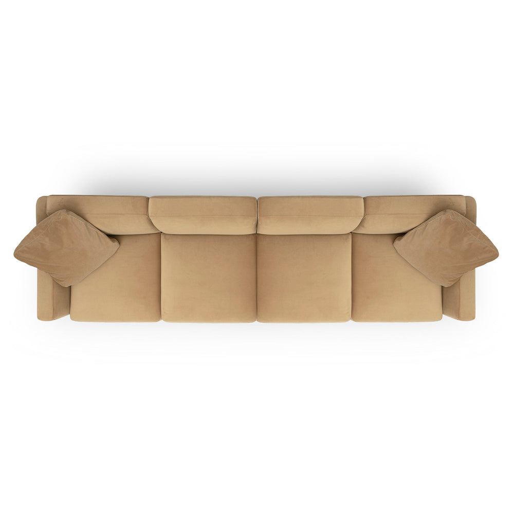 Perry Modular Sofa (96"-124") - Tan / 124"