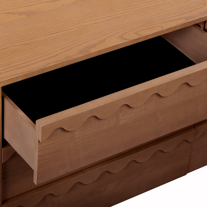 Oodle 62" Walnut 6-Drawer Dresser