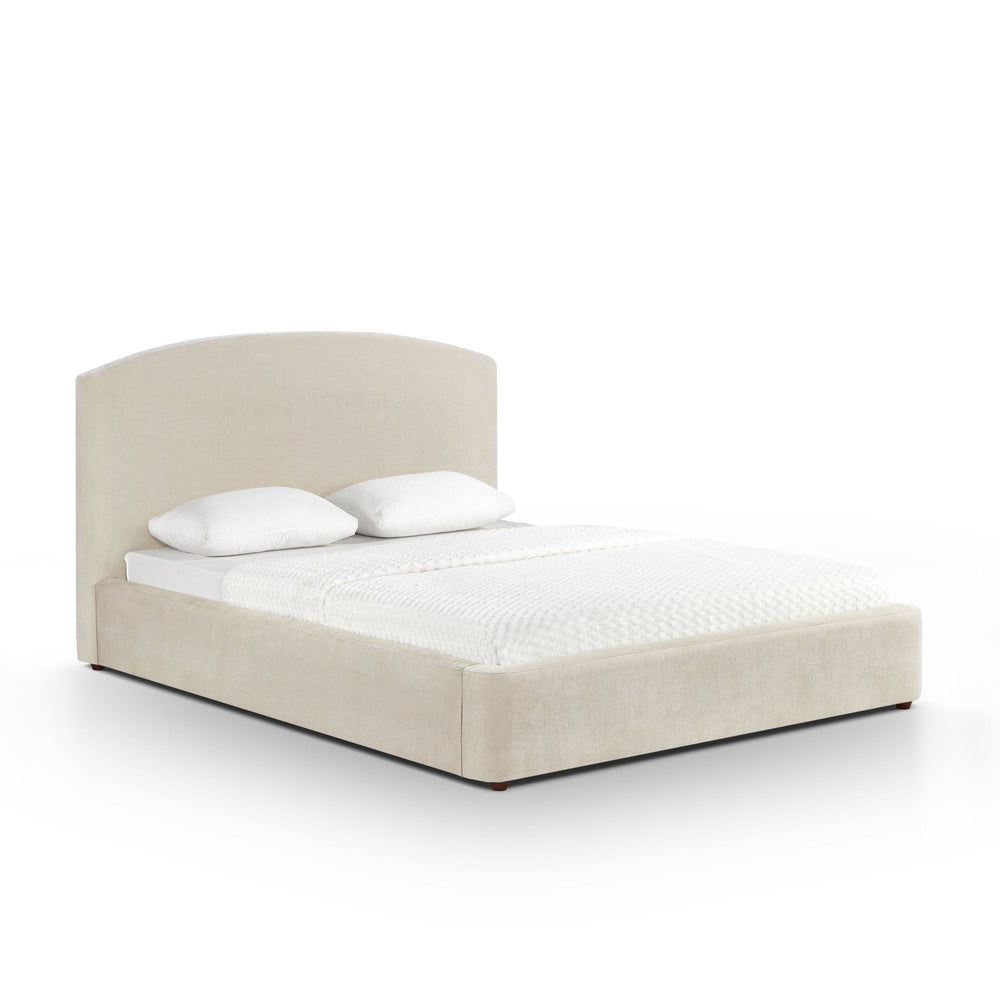 Leah Cream Performance Chenille Bed - Queen