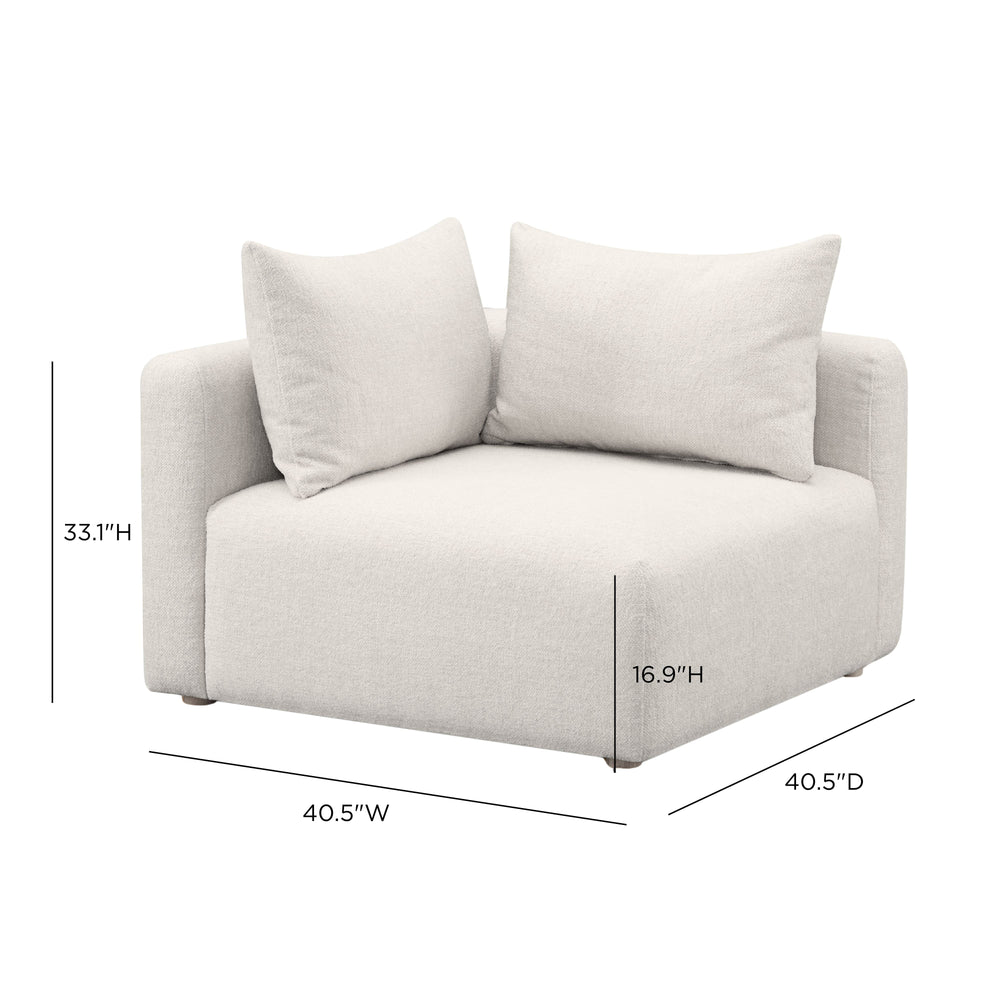 Hangover Modular Corner Chair - Ivory