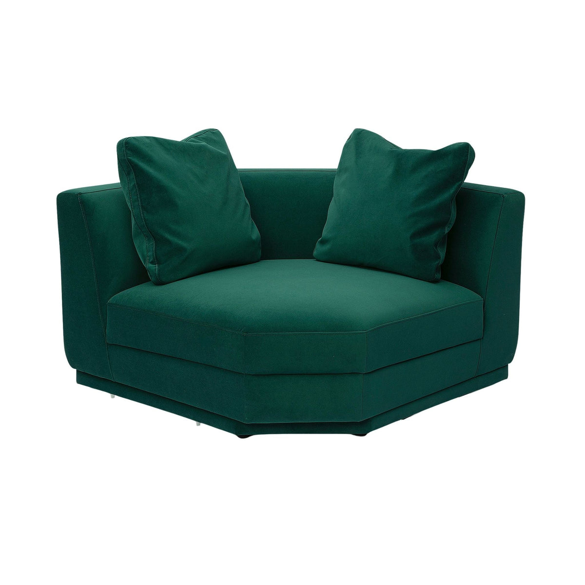Perry Modular Corner Wedge - Deep Green