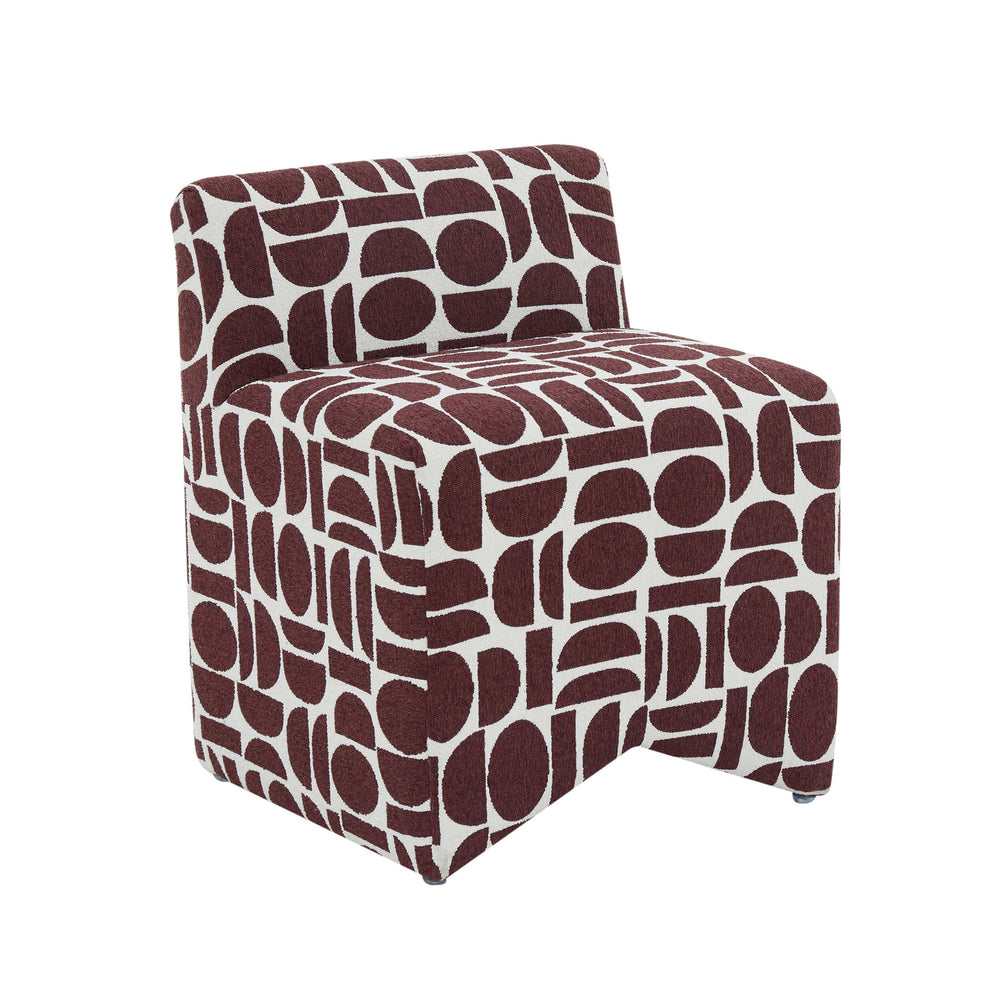 Pippa Accent Stool - Merlot