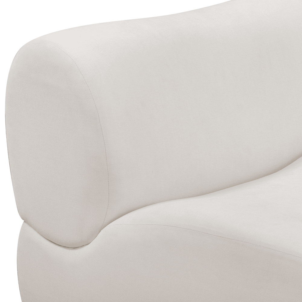 Zenith Contract-Grade Upcycled Fabric Corner Chair