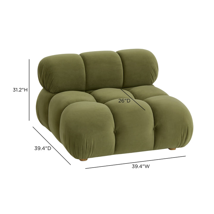 Calliope Performance Modular Armless Chair