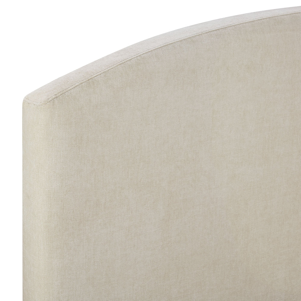 Leah Cream Performance Chenille Bed - King