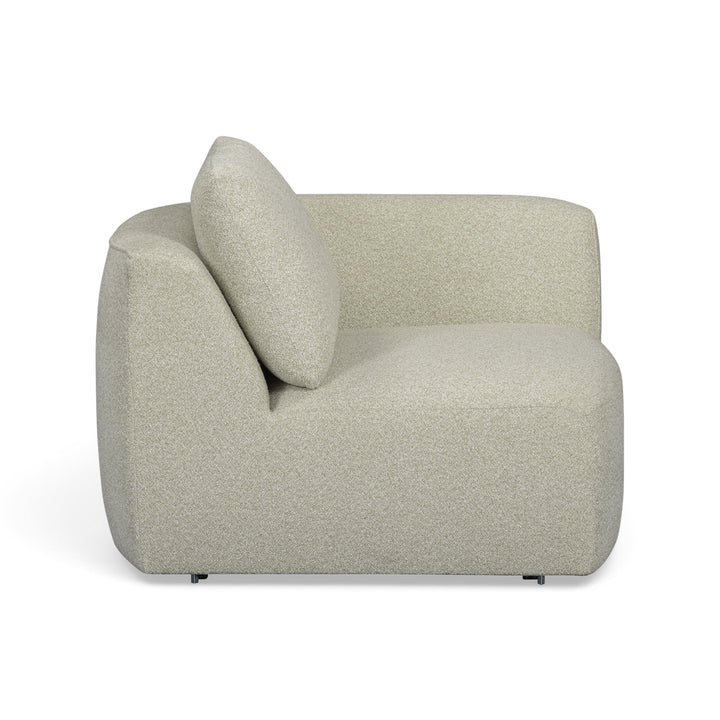 Noor XL 47" Modular Corner Chair - Wheat / RAF