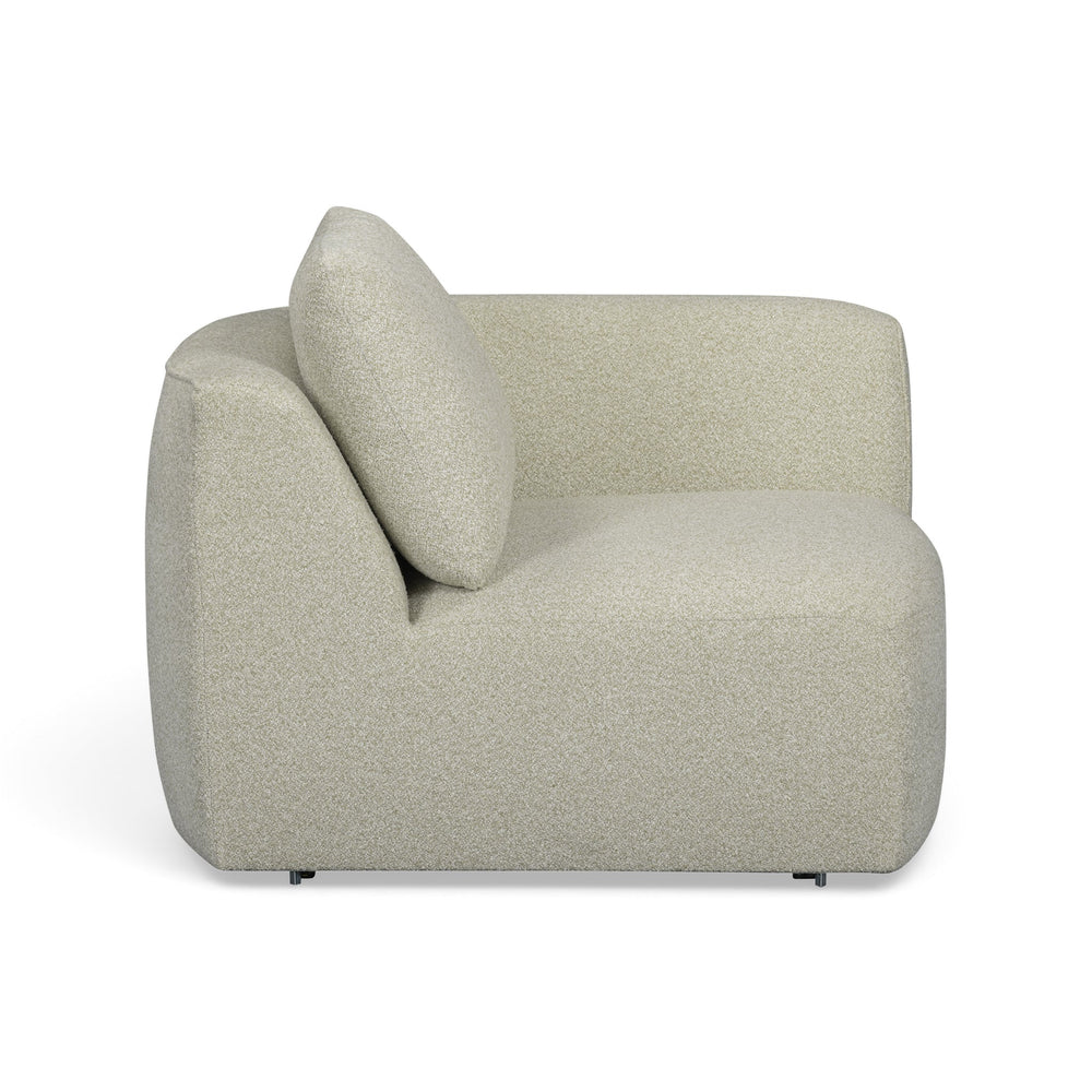 Noor XL 47" Modular Corner Chair - Wheat / RAF