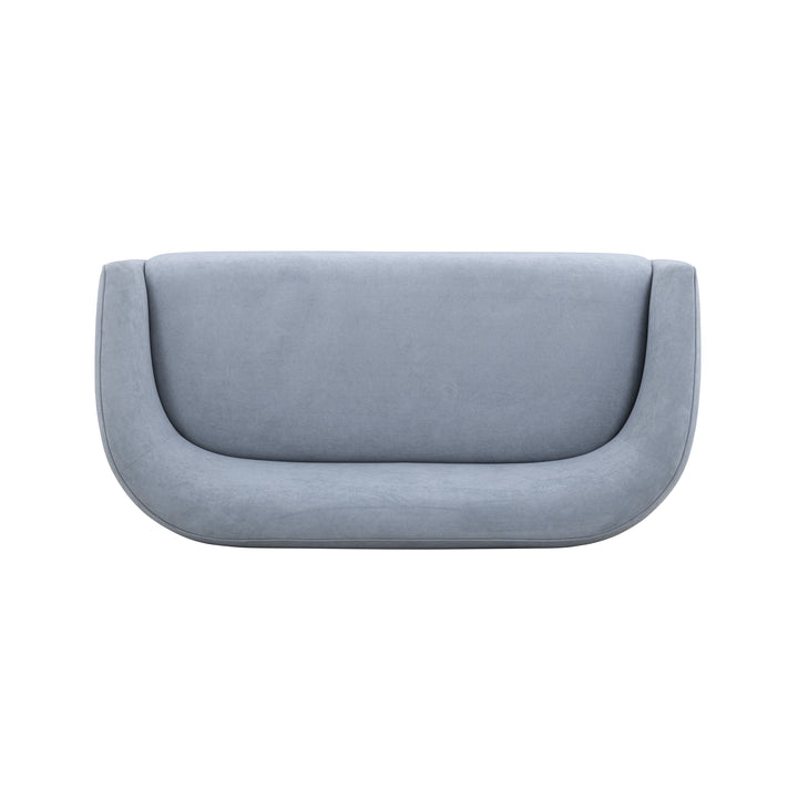 Jordan 70" Baby Blue Textured Performance Velvet Loveseat