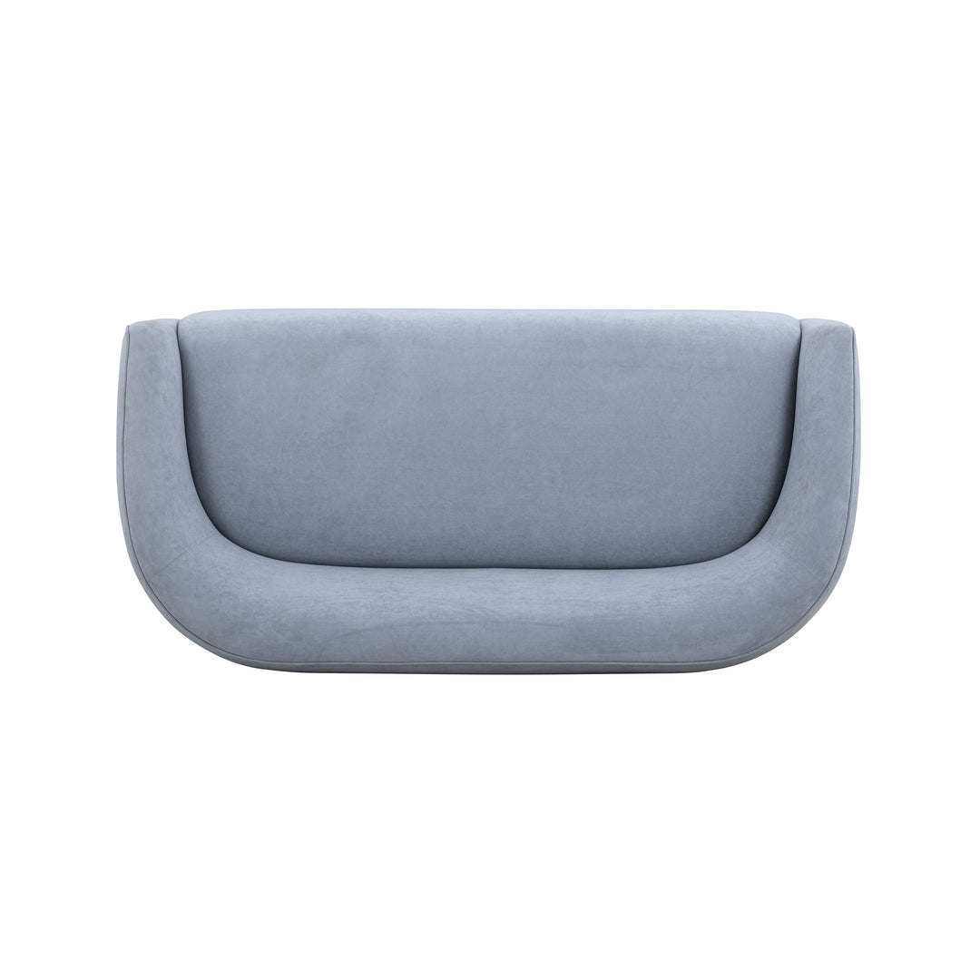Jordan 70" Baby Blue Textured Performance Velvet Loveseat