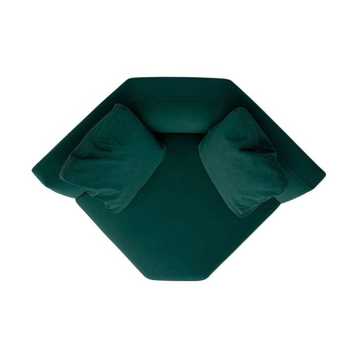 Perry Modular Corner Wedge - Deep Green