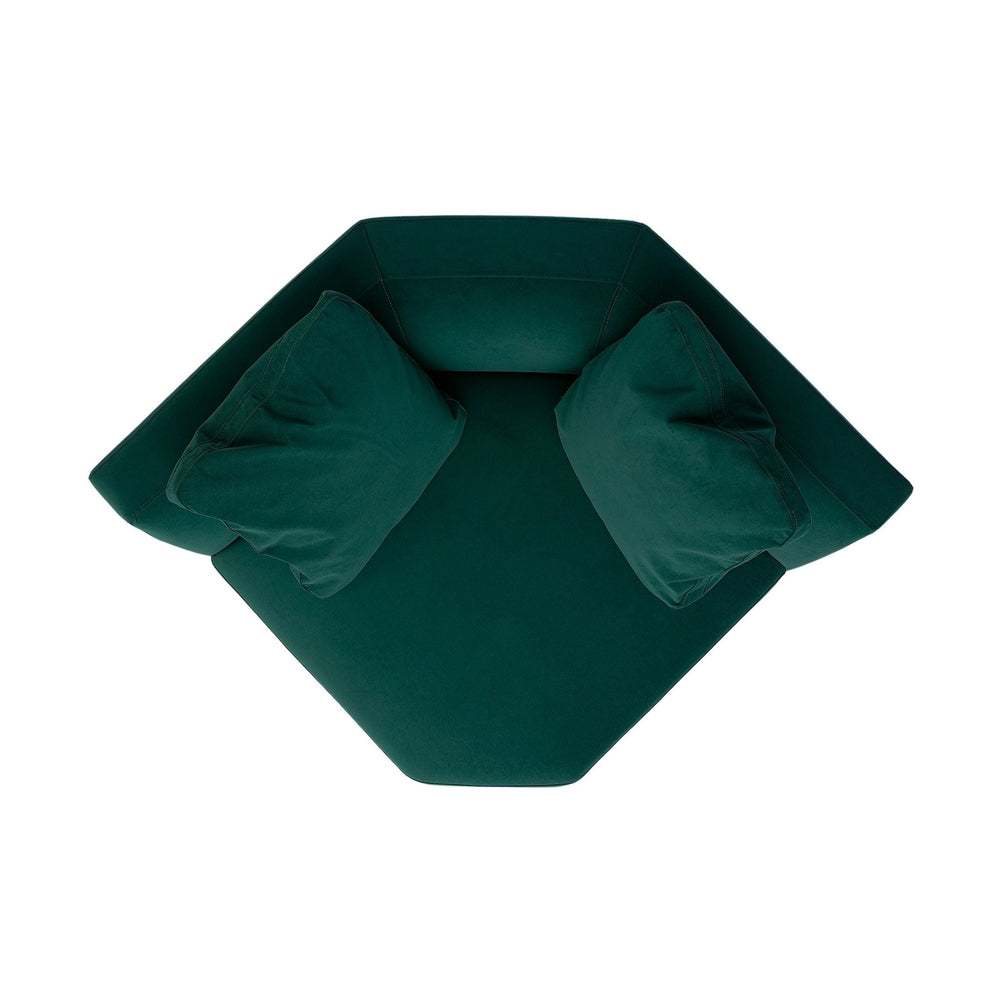 Perry Modular Corner Wedge - Deep Green
