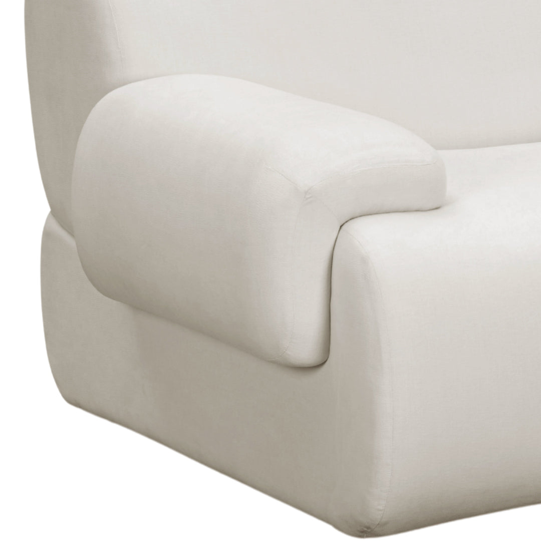 Zenith 116.5" Contract-Grade Upcycled Fabric Modular Sofa