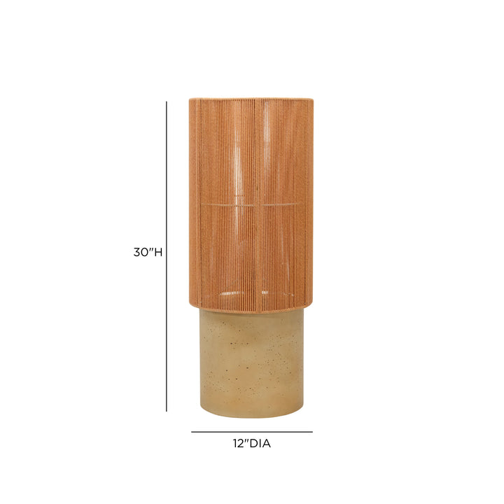 Mondada Terracotta Concrete Table Lamp