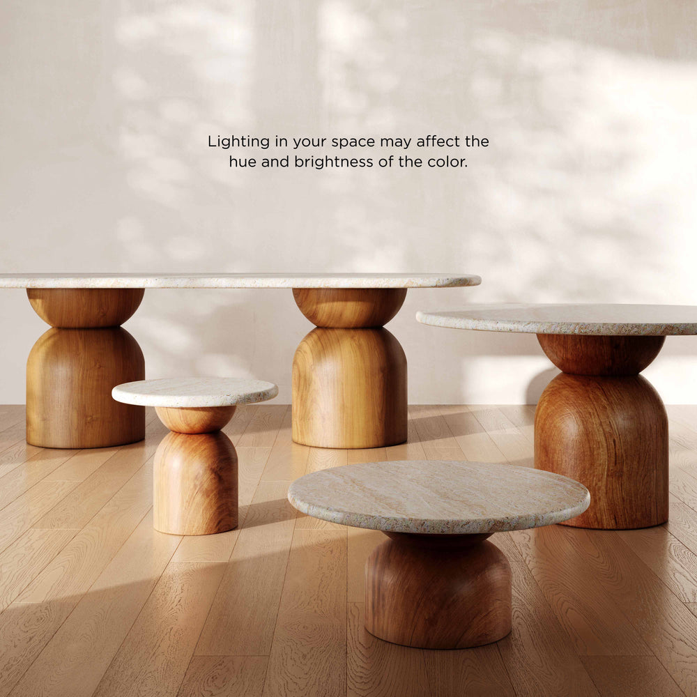 Cynthia 54" Concrete Indoor/Outdoor Dining Table