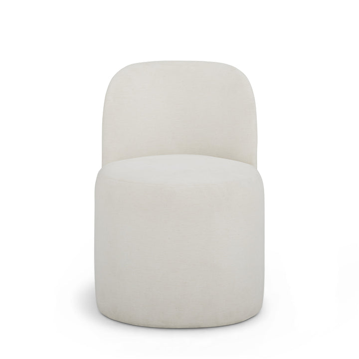 Persa Round Back Performance Chenille Dining Chair