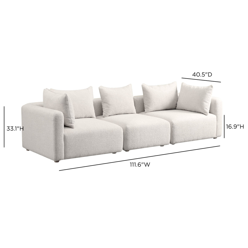 Hangover Modular Sofa (112"-145") - Ivory / 112"