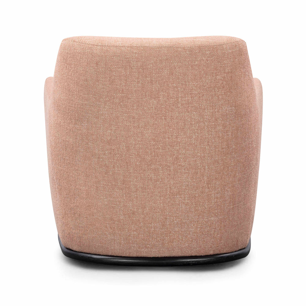 Mado Swivel Accent Chair - Peach