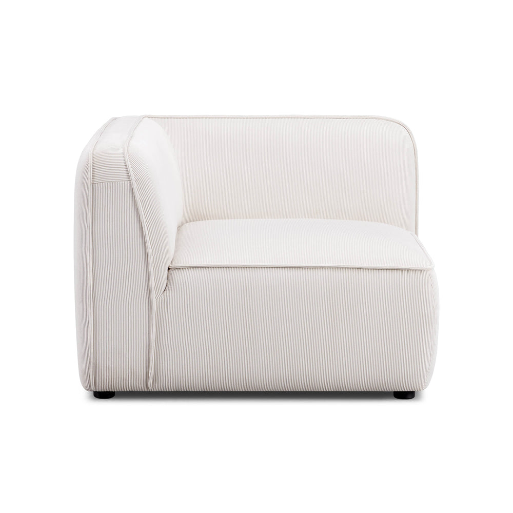 Travie Modular Corner Chair - White Sand