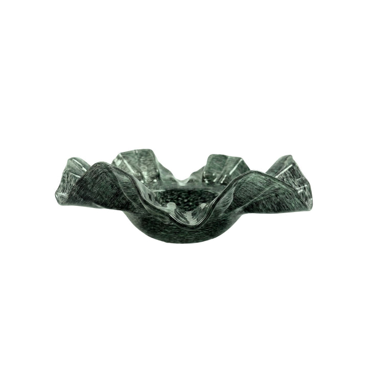 Col Green Glass Bowl (9"-11") - 9"