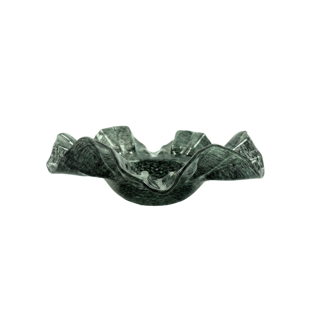 Col Green Glass Bowl (9"-11") - 9"