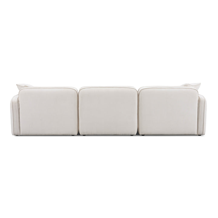 Travie 112" Modular Sofa - White Sand