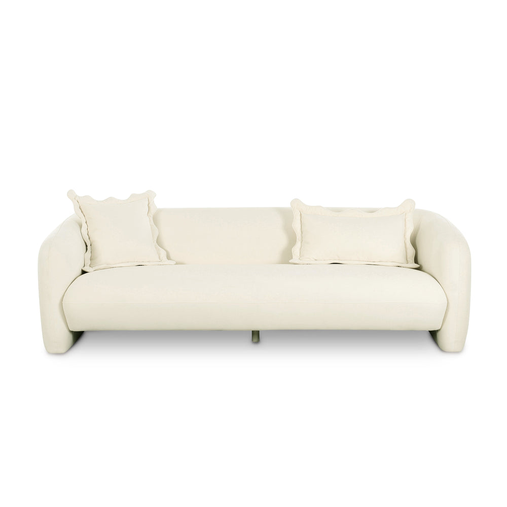 Lou 91" Performance Velvet Sofa