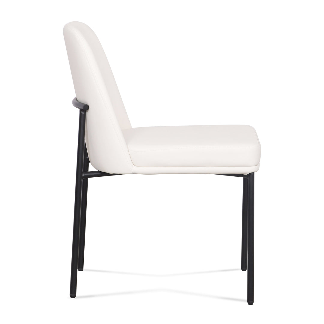 Sydney Cream Performance Vegan Leather Dining Chair - Set of 2
