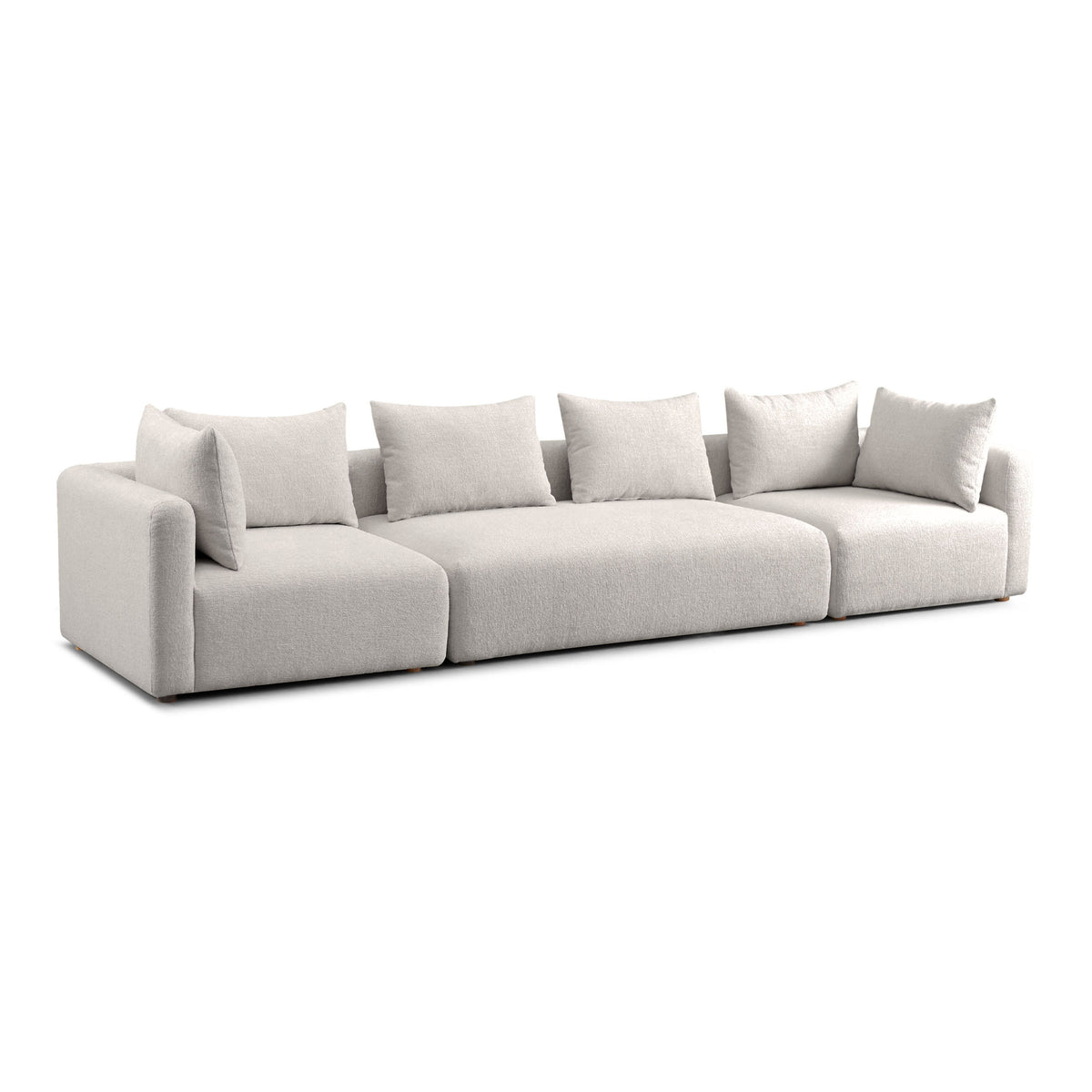 Hangover Modular Sofa (112"-145") - Ivory / 145"