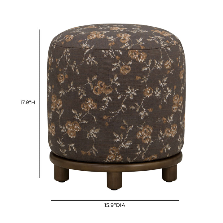 Bisou Performance Jacquard Ottoman