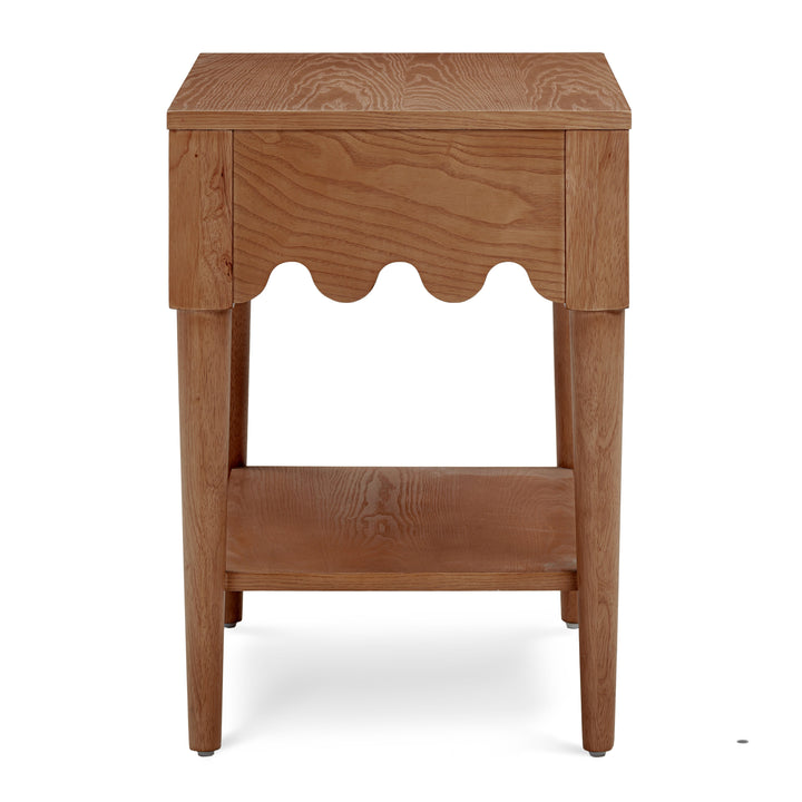 Oodle 24" Walnut Nightstand With Drawer