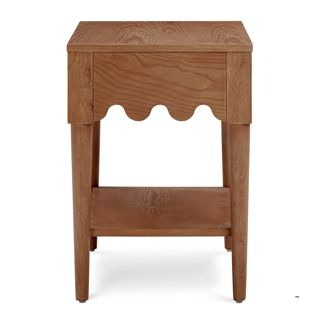 Oodle 24" Walnut Nightstand With Drawer