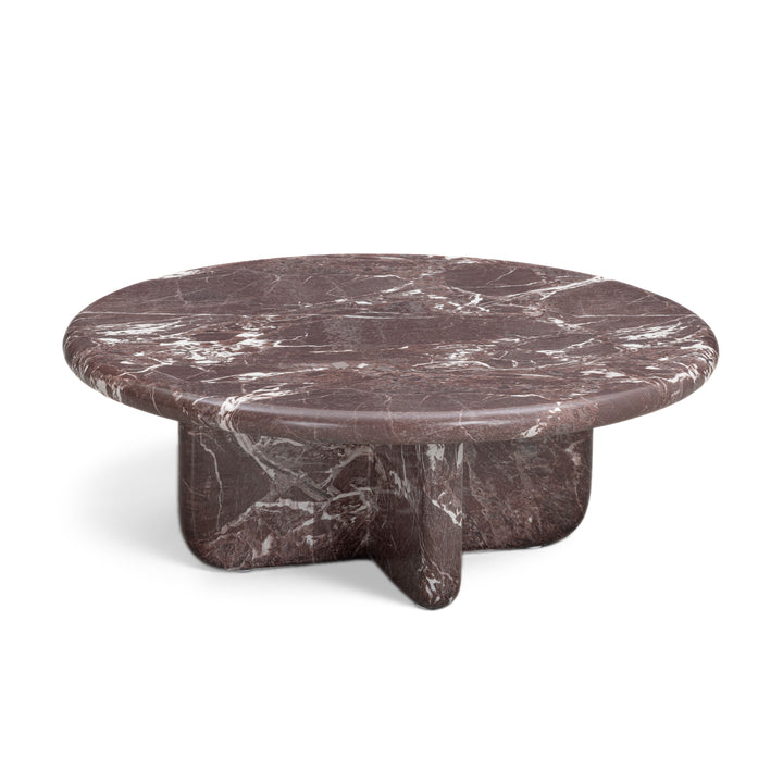 Juju 2-Piece Faux Marble Indoor/Outdoor Nesting Coffee Table Set