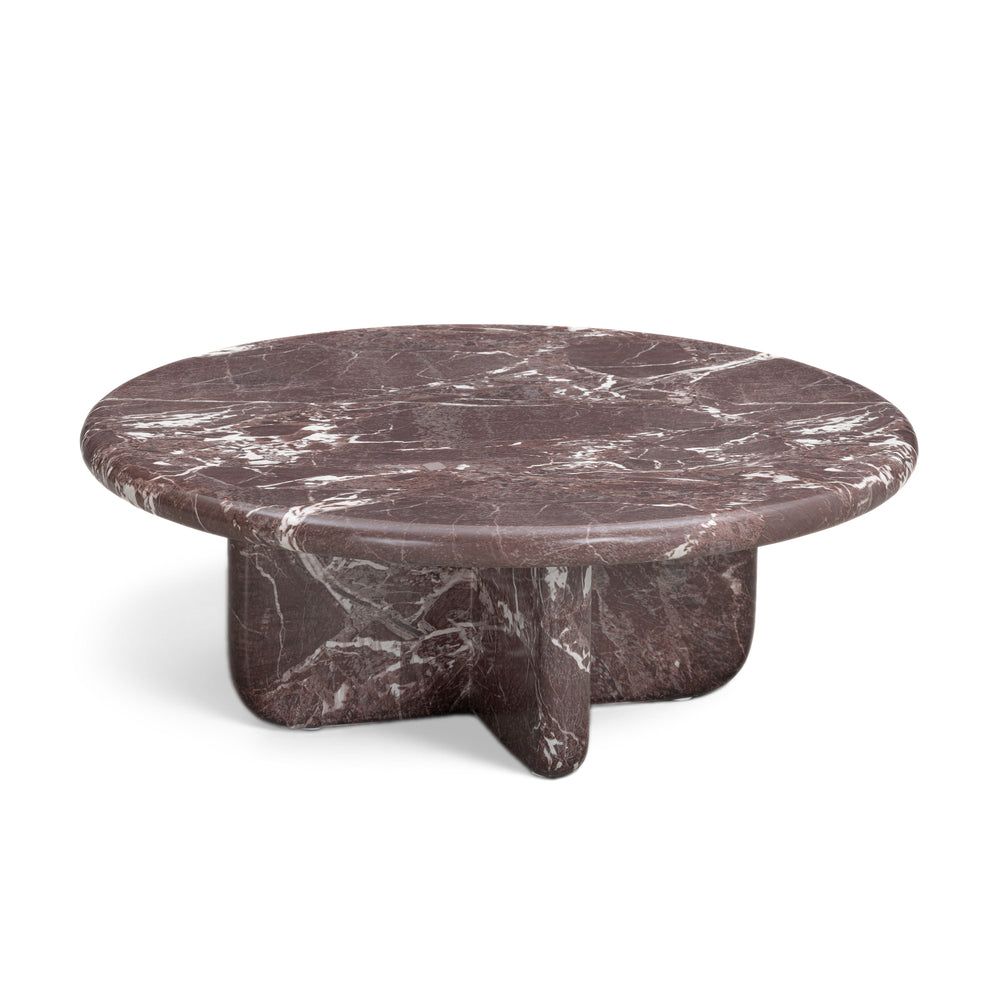 Juju 2-Piece Faux Marble Indoor/Outdoor Nesting Coffee Table Set